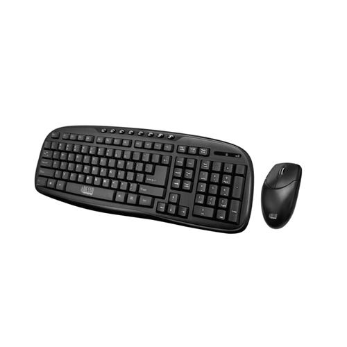 laptop rental in chennai Adesso WKB1330CB Wireless Desktop Keyboard Mouse Combo Hire