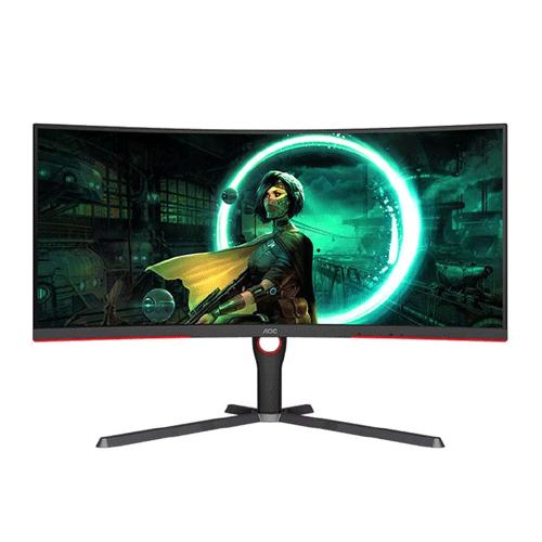 laptop rental in chennai AOC CU34G3S Ultrawide Curved Gaming Monitor Hire