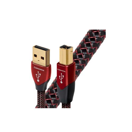 AUDIOQUEST 6508812 Cinnamon .75M USB A to B 1.25 silver solid Cable Hire
