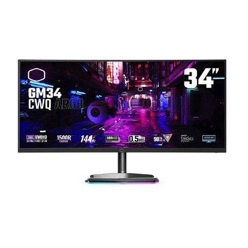 laptop rental in chennai Cooler Master GM34CWQA 34 Ultrawide Curved Gaming Monitor Rent