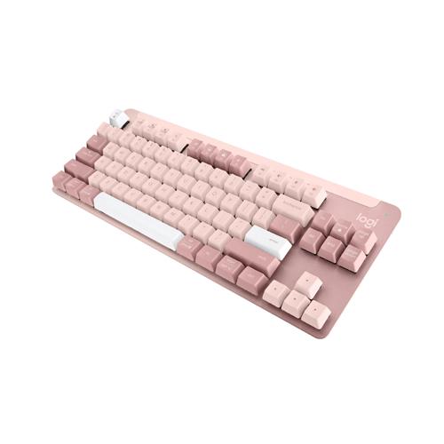Logitech Signature K855 Wireless TKL Mechanical Rose Keyboard Rent