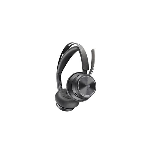 Poly Voyager Focus 2 214432 01 USB C Bluetooth Interface Headset Rent