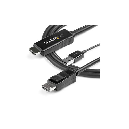 StarTech HD2DPMM2M 2m 6ft HDMI to DisplayPort Cable Rent
